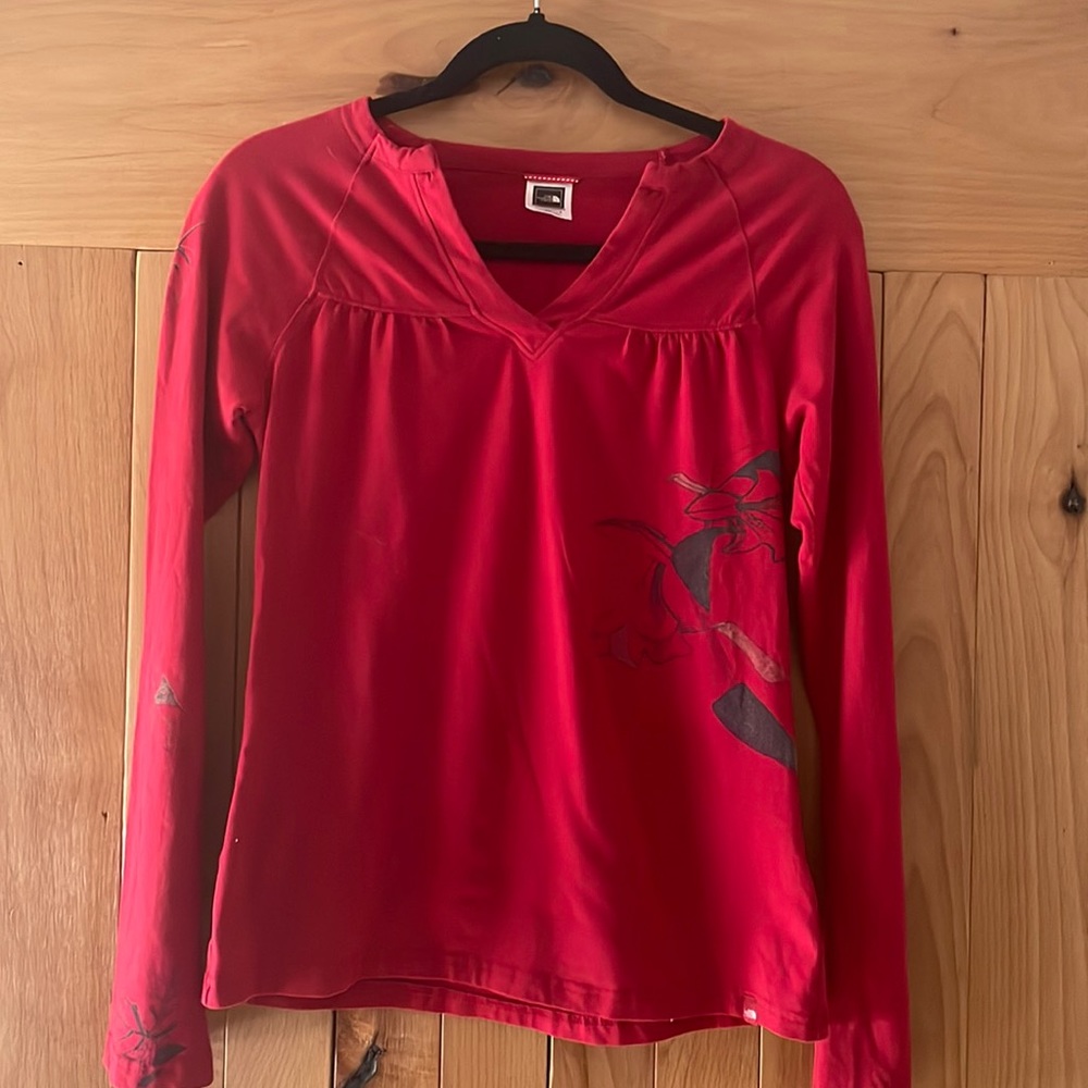 The North Face long sleeved dress shirt.